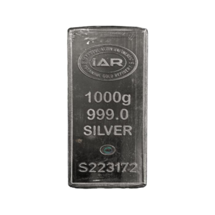 شمش نقره یک کیلوگرمی ۹۹۹ IAR