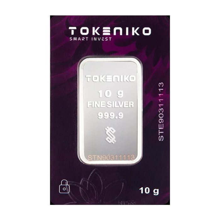شمش نقره 10گرمی ۹۹۹/۹ توکنیکو