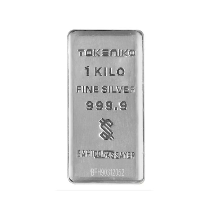شمش نقره یک کیلوگرمی ۹۹۹/۹ توکنیکو