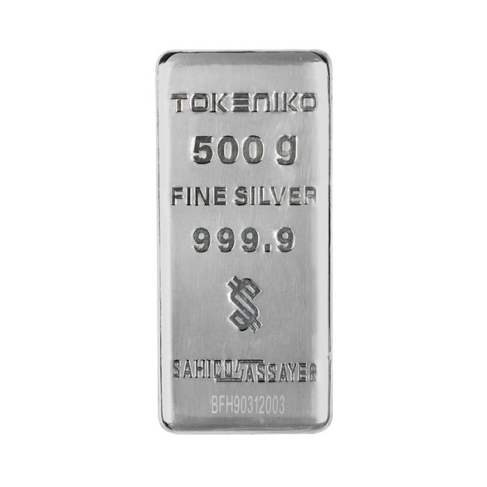 شمش نقره 500گرمی ۹۹۹/۹ توکنیکو