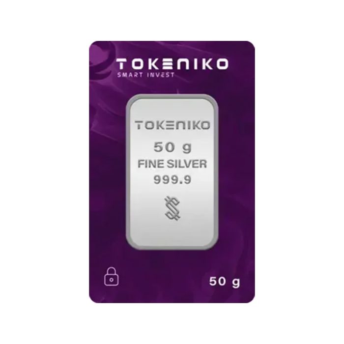 شمش نقره 50گرمی ۹۹۹/۹ توکنیکو